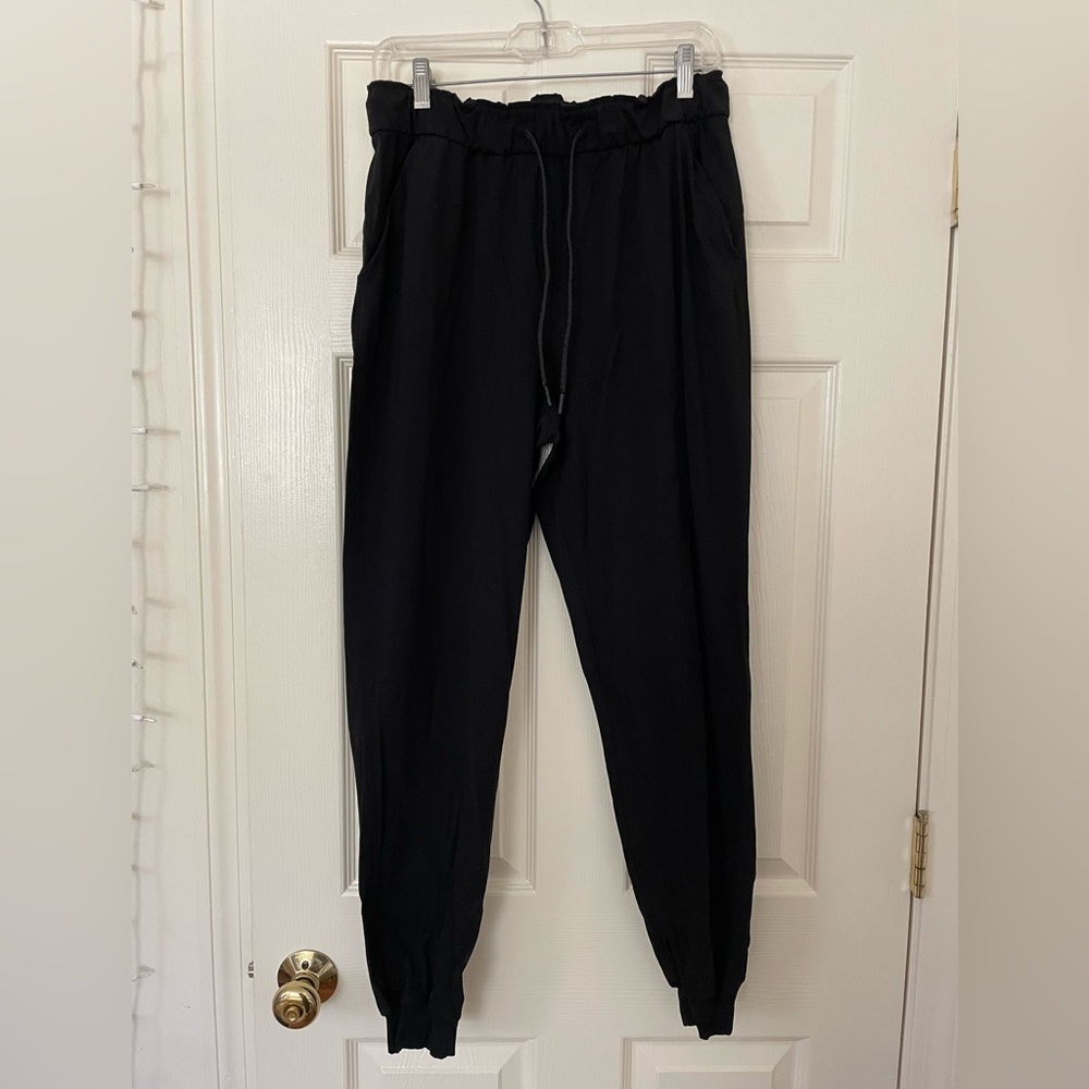 Lululemon Stretch Jogger Pants Black Size 8
